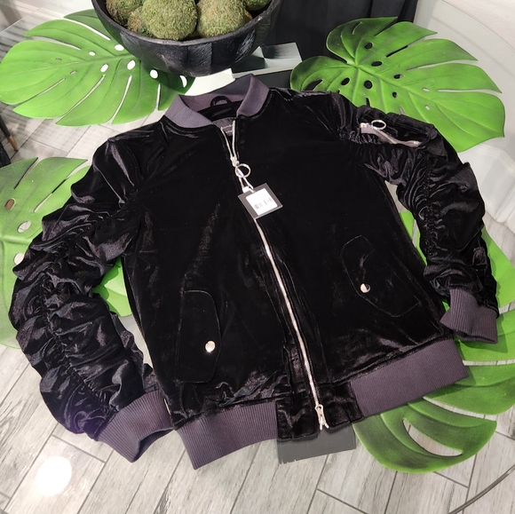 Velvet Claire Velour Jacket